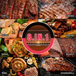 AS300 PORTABLE WOOD PELLET GRILL - CINDER BLACK -BEAUVIEWBBQ Sales ASMOKEAS300B 3 70716.1625724349