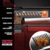 AS300 PORTABLE WOOD PELLET GRILL - APPLE RED -BEAUVIEWBBQ Sales ASMOKEAS300R 4 84124.1625724095