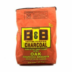 B&B Charcoal Natural Oak Briquettes 4kg