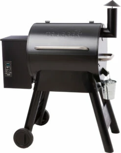 Traeger Pro 22 Series Pellet Grill -BEAUVIEWBBQ Sales BF Grills TFB57PUB Pro 22 FRONT ANGLE Blue Traeger 32649.1679034406