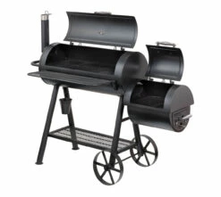 BBQ HARK HICKORY PIT OFFSET SMOKER