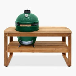 LARGE BIG GREEN EGG PACKAGE - ACACIA TABLE (PICK UP ONLY) -BEAUVIEWBBQ Sales Large EGG in Acacia Table No casters 70281.1709080567