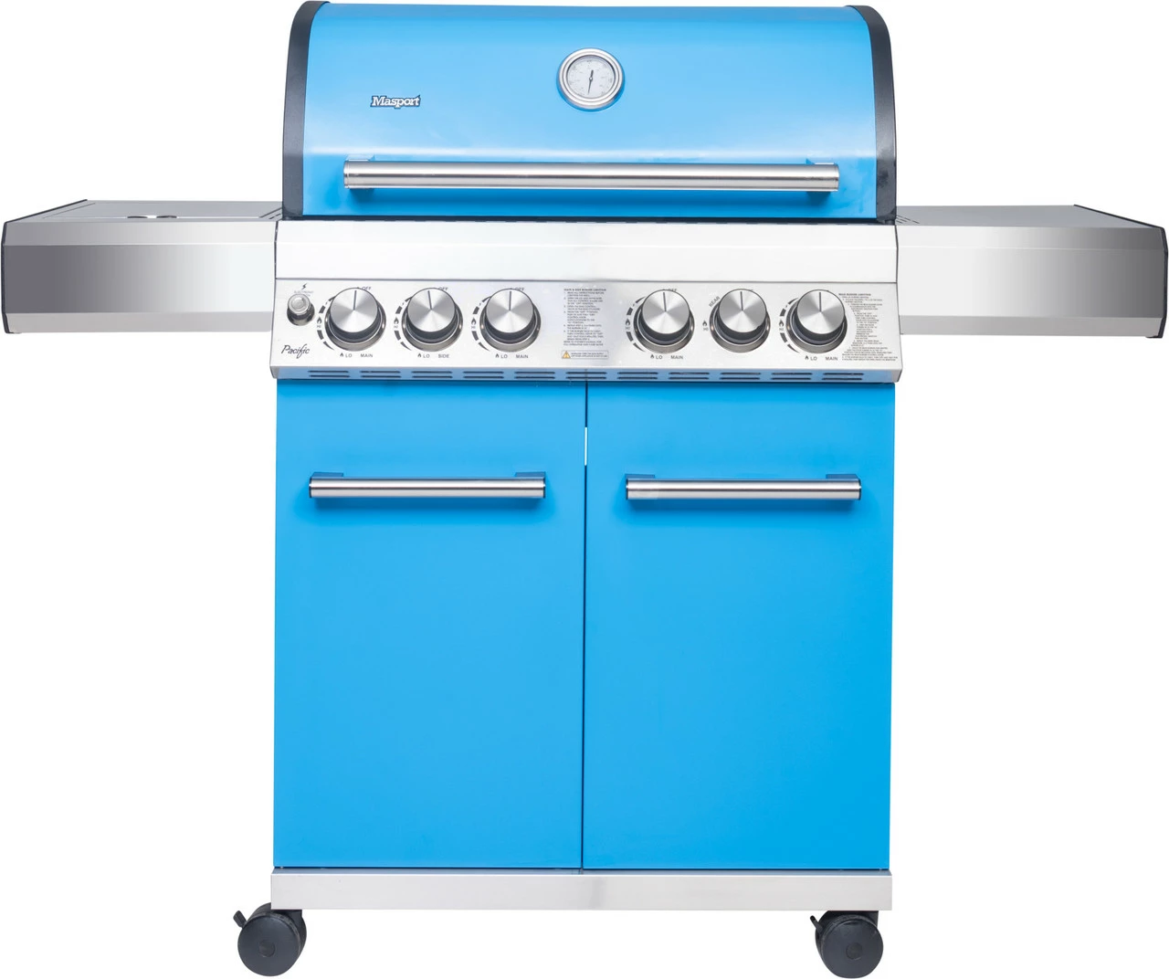 MASPORT PACIFIC BLUE 4 BURNER BBQ GAS 3 MASPORT PACIFIC BLUE 4 BURNER BBQ GAS