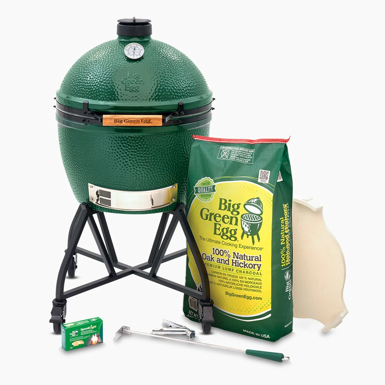 X-LARGE BIG GREEN EGG PACKAGE - INTEGRATED NEST (PICK UP ONLY) 3 X-LARGE BIG GREEN EGG PACKAGE - INTEGRATED NEST (PICK UP ONLY)